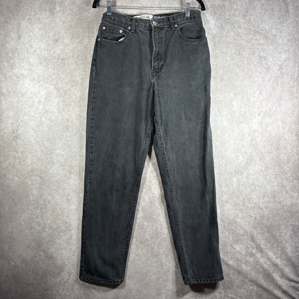 Vintage Gap Jeans Womens 12 Black Blue Jeans No 3 Classic Fit High Rise Tapered